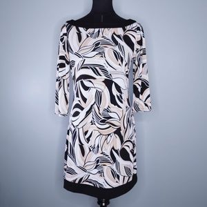 White House Black Market Patterned Shift Dress
